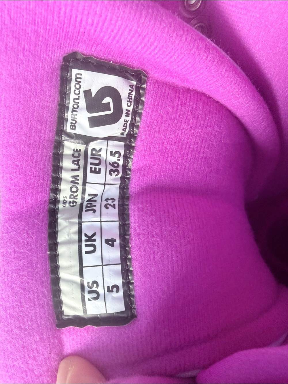 Burton Bright Pink and White Women's Snowboard Boots - Picture 5 of 5